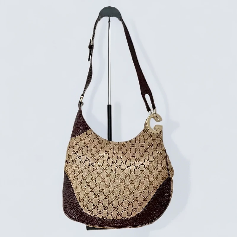 95新 GUCCI/古驰 12054153 双G老花斜挎包 34*27