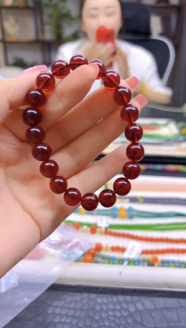 手链血珀未镶嵌DIY款S48