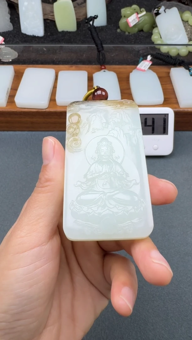 颈饰未镶嵌和田玉2