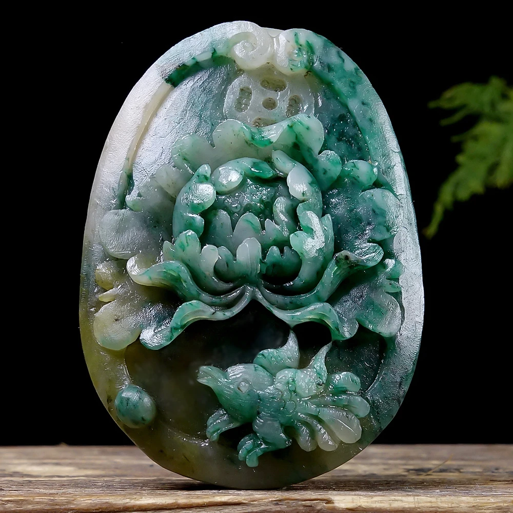 JF0664玉石珠宝精选独玉吊坠