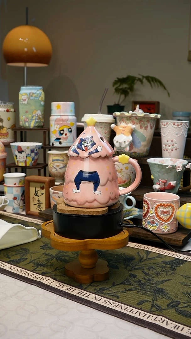 瓷【不带盒子】421高温釉下彩
