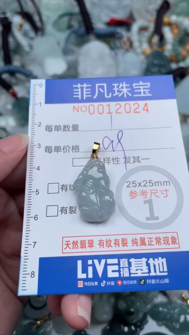 颈饰未镶嵌翡翠12024
