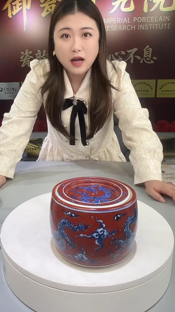 瓶景德镇陶瓷手工手绘Z21