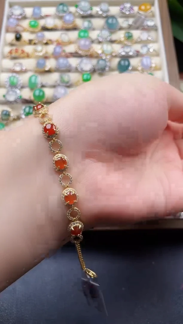 颈饰银S925镶嵌翡翠完**k1