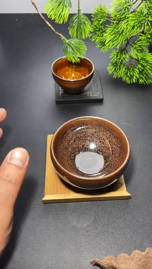 茶盏123叶紫建盏