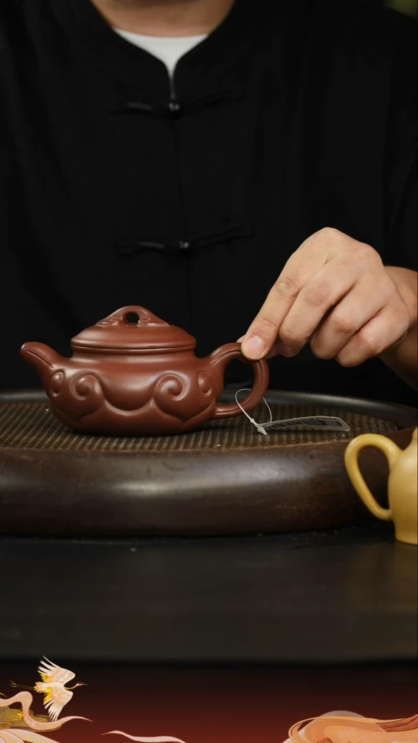 茶壶紫砂紫砂壶13 底槽清 如意仿古