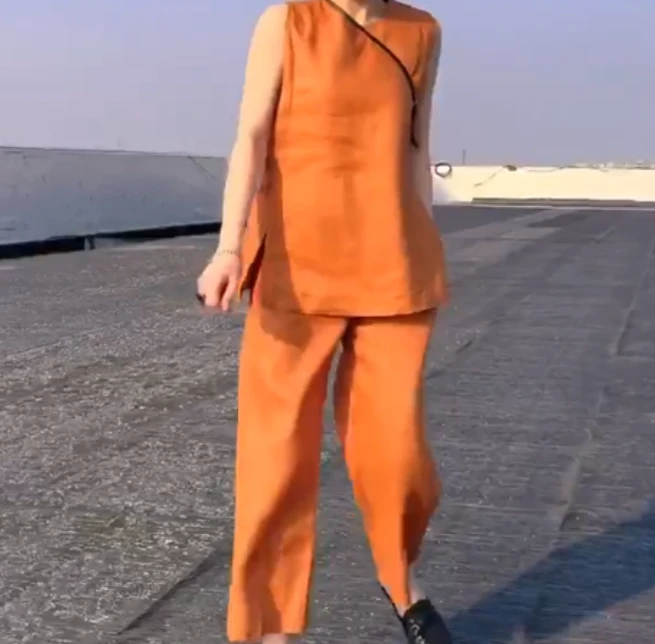 2025夏季新款网红同款洋气减龄韩版爆款上衣裤子两件套女万