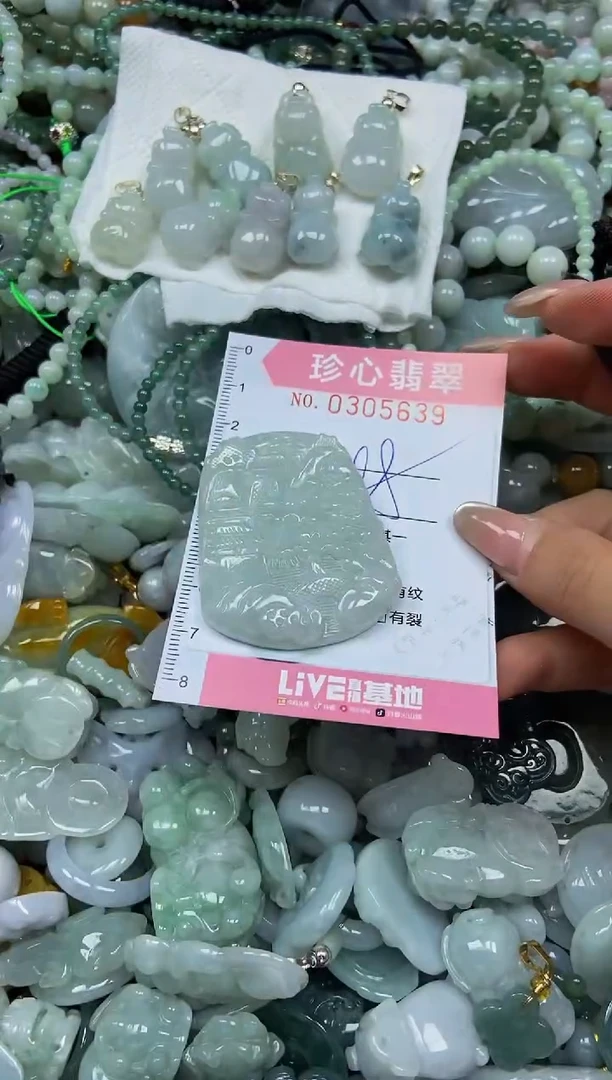 翡翠未镶嵌颈饰闪购0305639