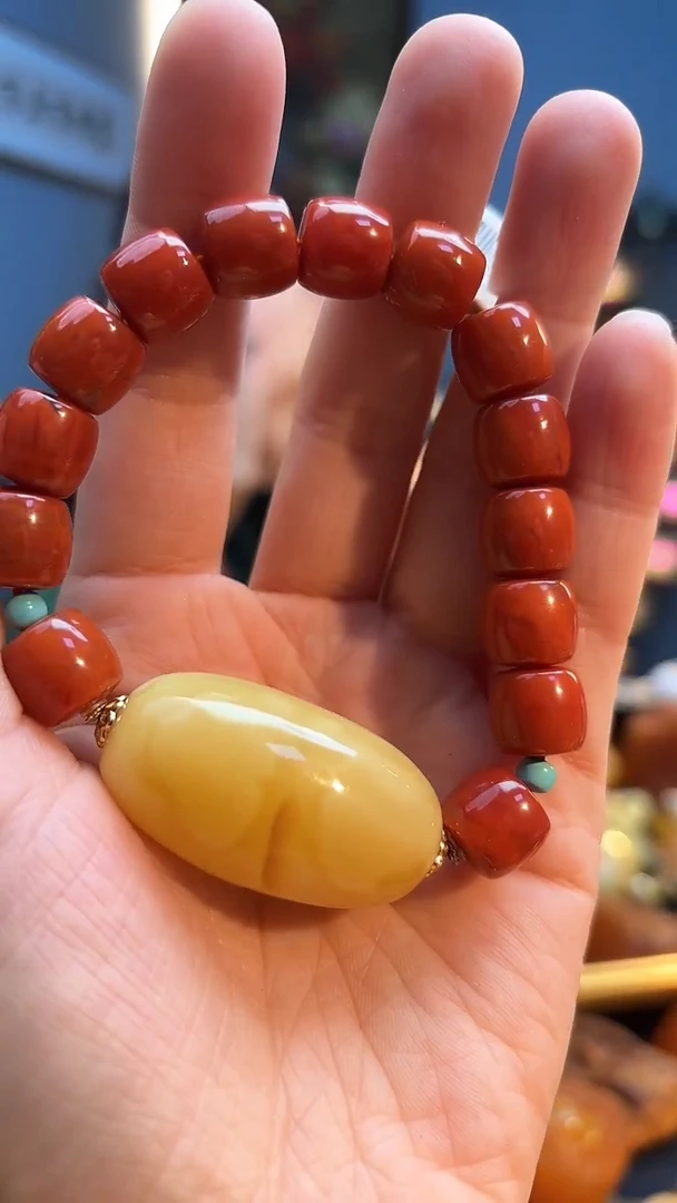 未镶嵌手串南红玛瑙手串