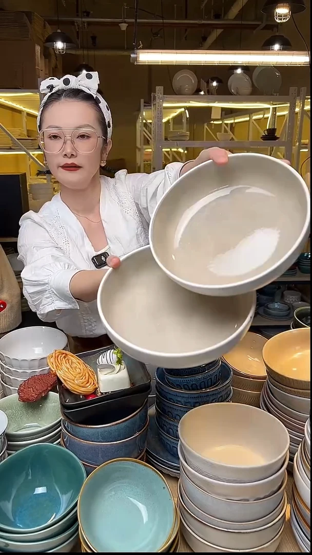 瓷08外贸尾货窑变釉下彩默认瑕疵