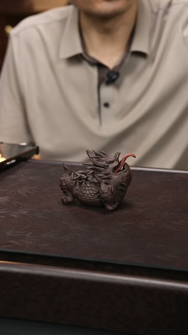 紫砂茶宠紫砂 金蟾