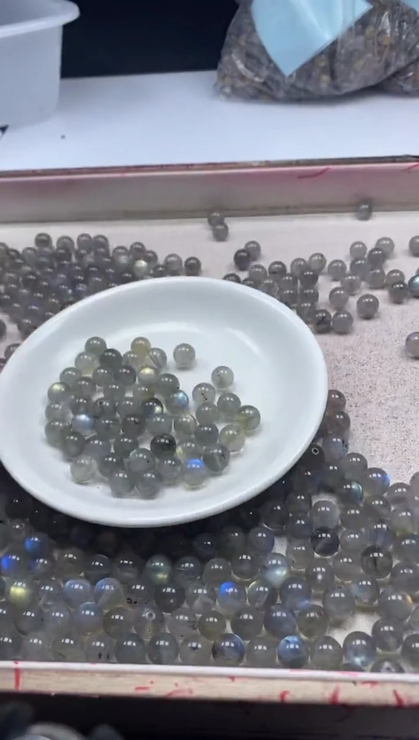 【闪购商品】未镶嵌颈饰水晶w116灰月光8mm*10颗