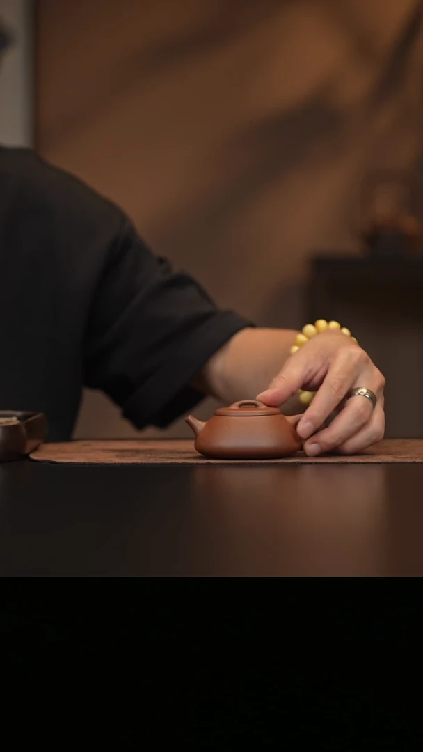 允禾斋 紫砂壶 纳瓢 紫泥