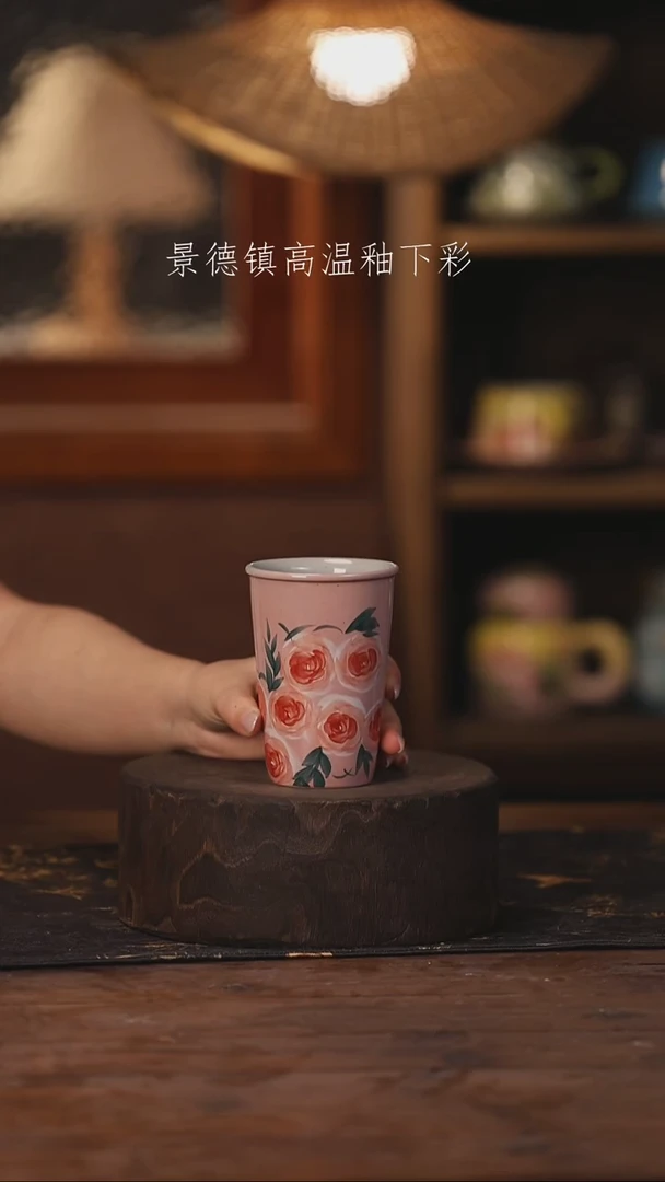 陶瓷景德镇高温釉下手绘陶瓷146