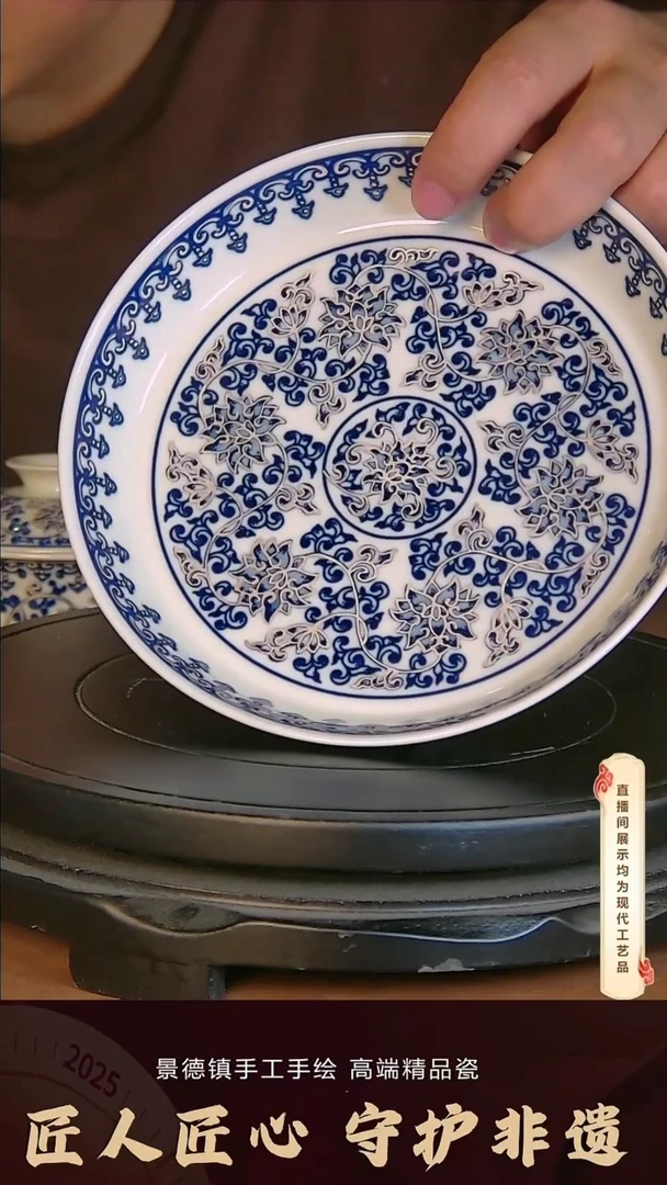 杯子陶杯子陶景德镇手工手绘柴窑茶具U221