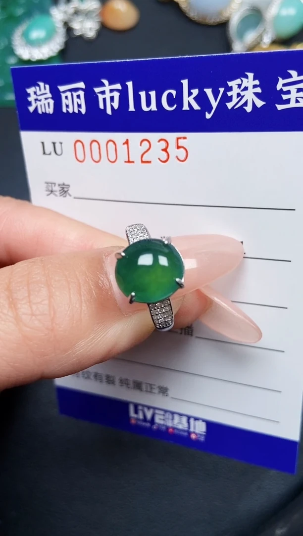 【闪购商品】翡翠颈饰银S925镶嵌1235