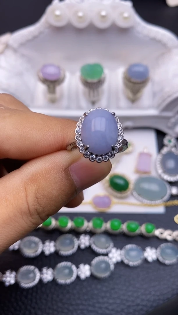 翡翠戒指未镶嵌福利0023