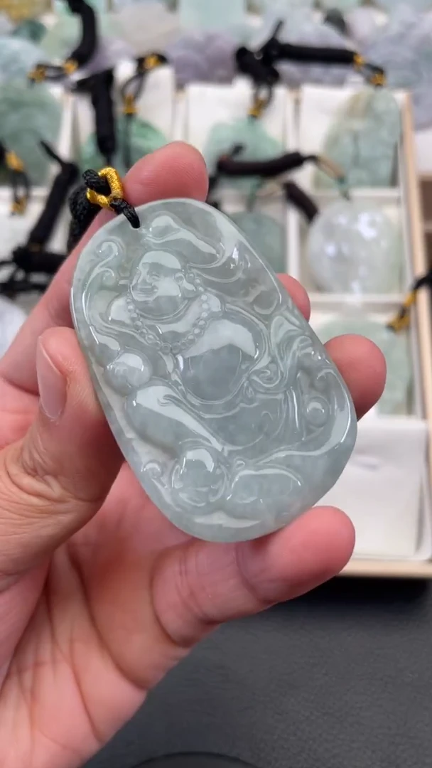 颈饰未镶嵌翡翠天然缅甸翡翠A货191