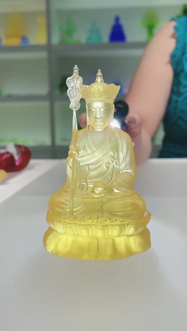 手工艺品琉璃古法琉璃地藏