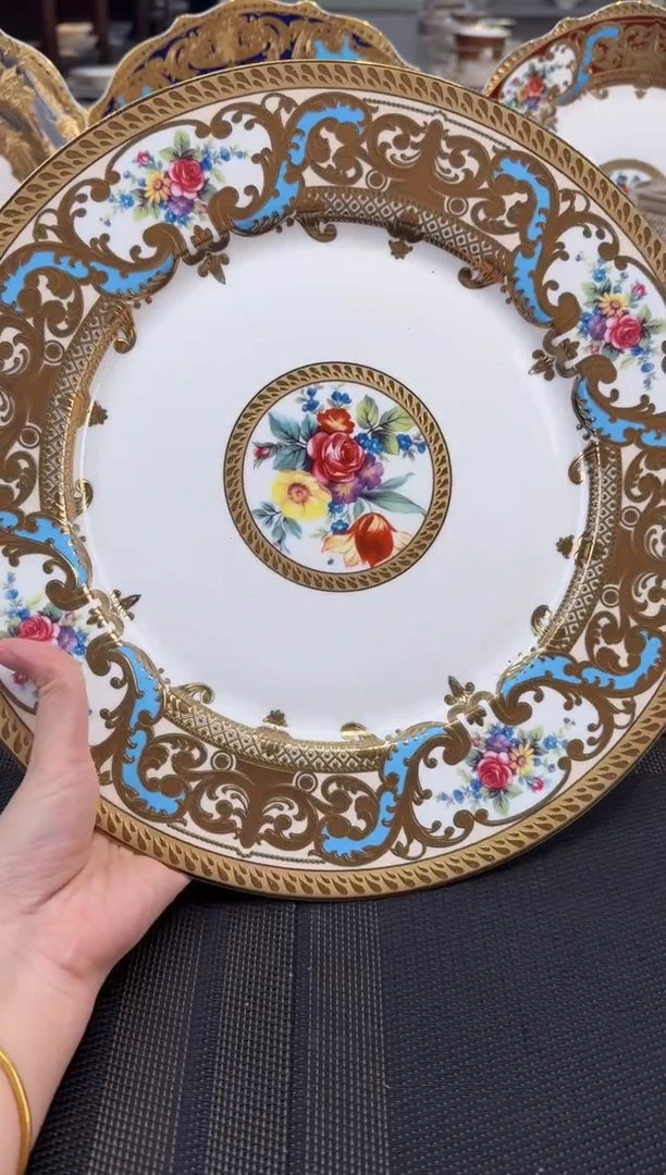 瓷片12英寸平盘 1个