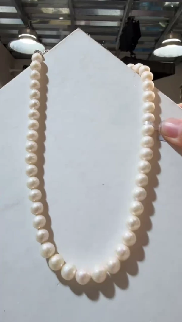 项链未镶嵌淡水珍珠优0534 约9mm 多样性发一件