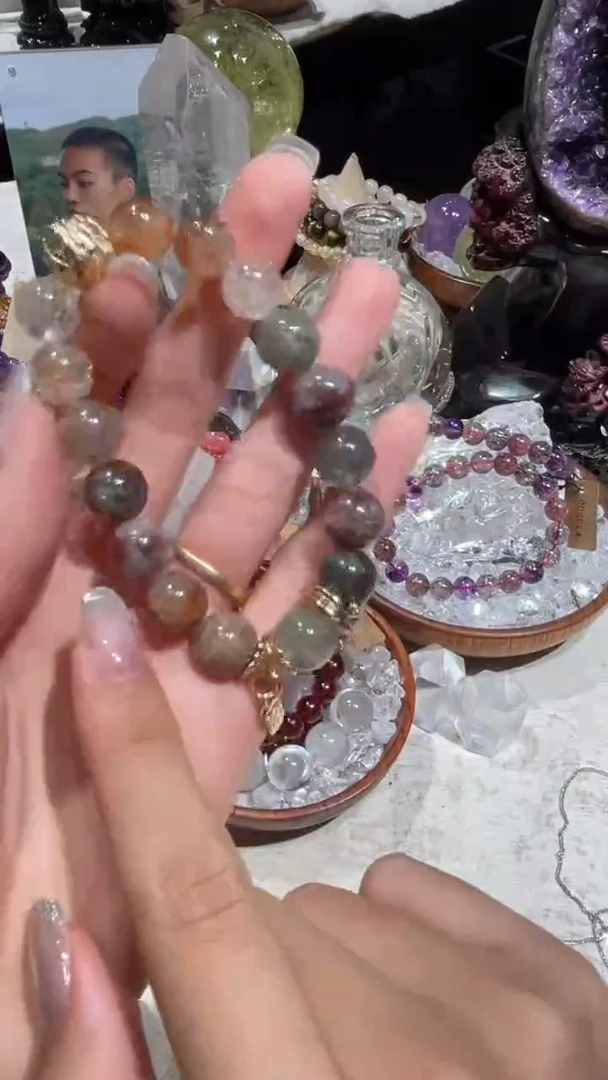 水晶手串未镶嵌幽灵手串
