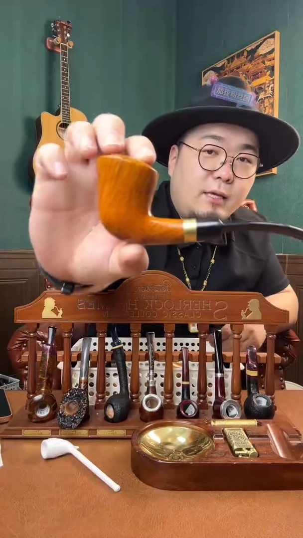 石楠木木雕款意大利进口石楠木烟斗
