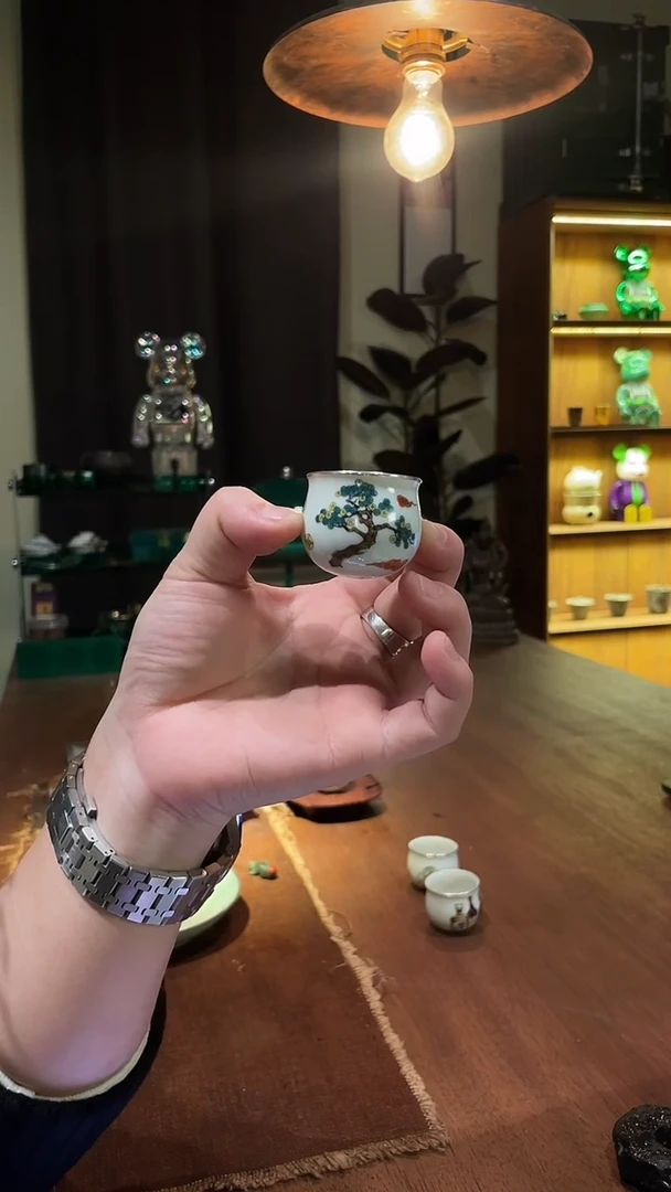 包银摇钱树转转杯