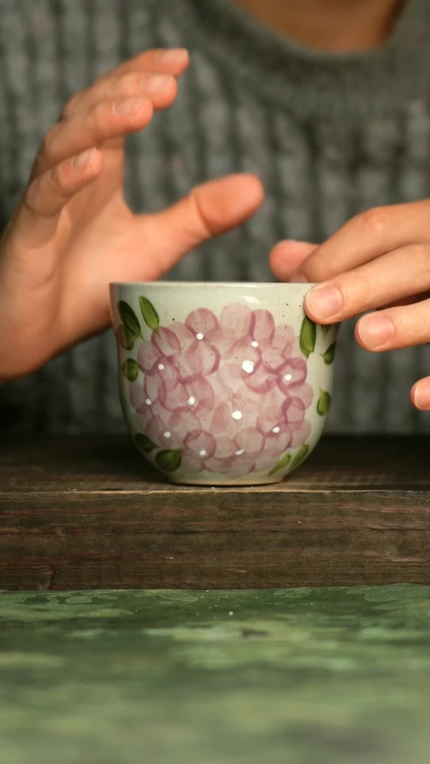 瓷器青诗集手工手绘瓷器
