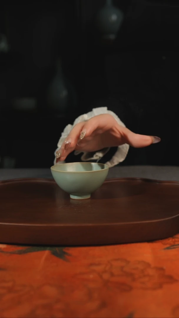 杯子小碗杯  汝州原产地原矿仿古老釉