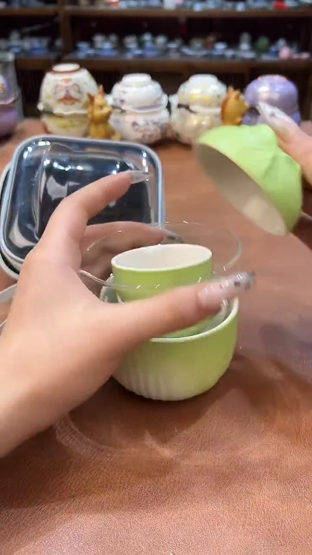 真的很便宜会开片的旅行茶具