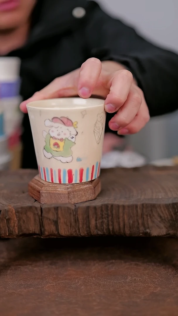 手工猪口杯
