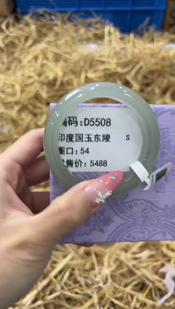 未镶嵌手镯石英质玉D5508