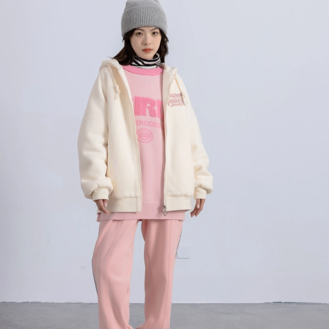 65261高端专享老林家天花板冬季女宝长裤粉色