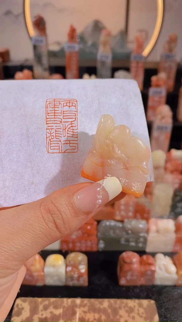 【闪购商品】昌化石印石两耳唯于世事聋3*1.5-0281