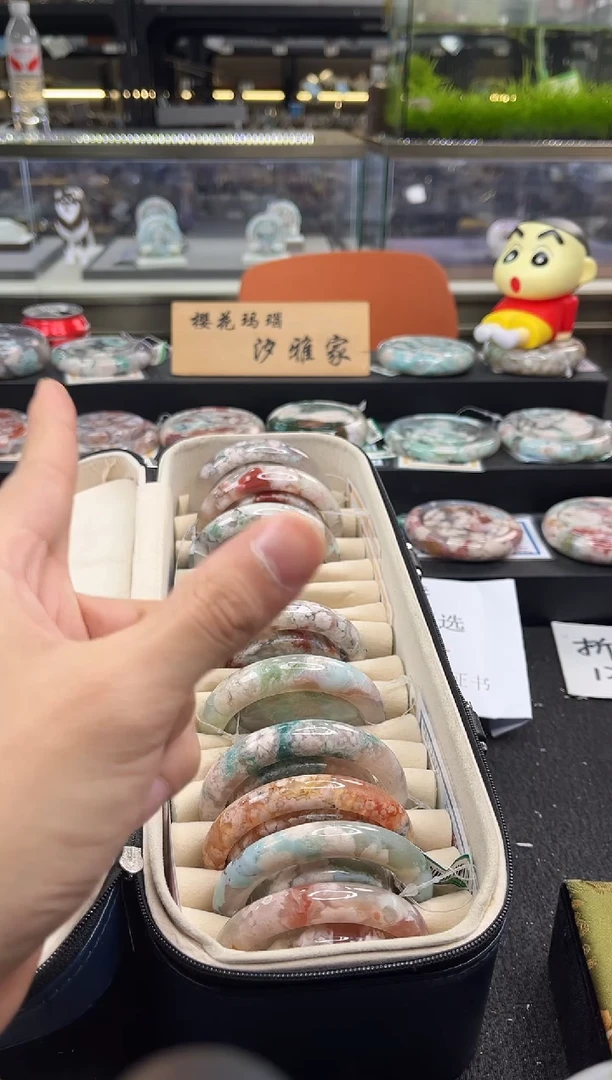 未镶嵌手镯石英质玉尘*丷圈口（赠品镯心）