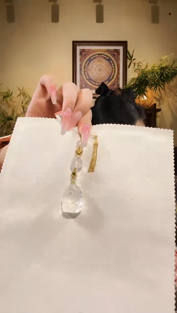 颈饰未镶嵌水晶挂件