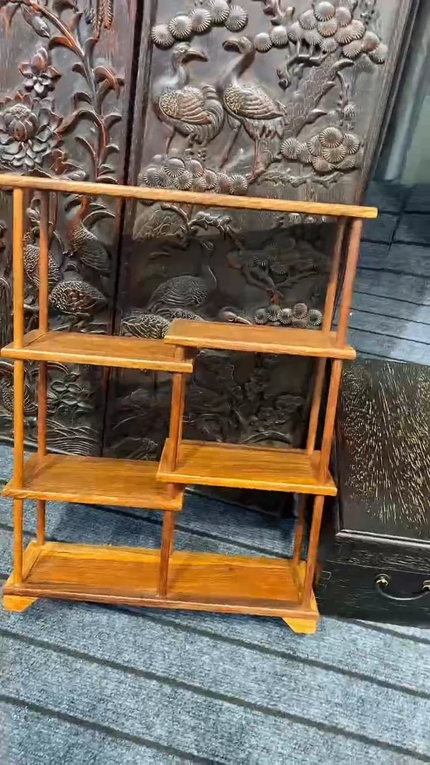 木紫檀木雕一物一拍