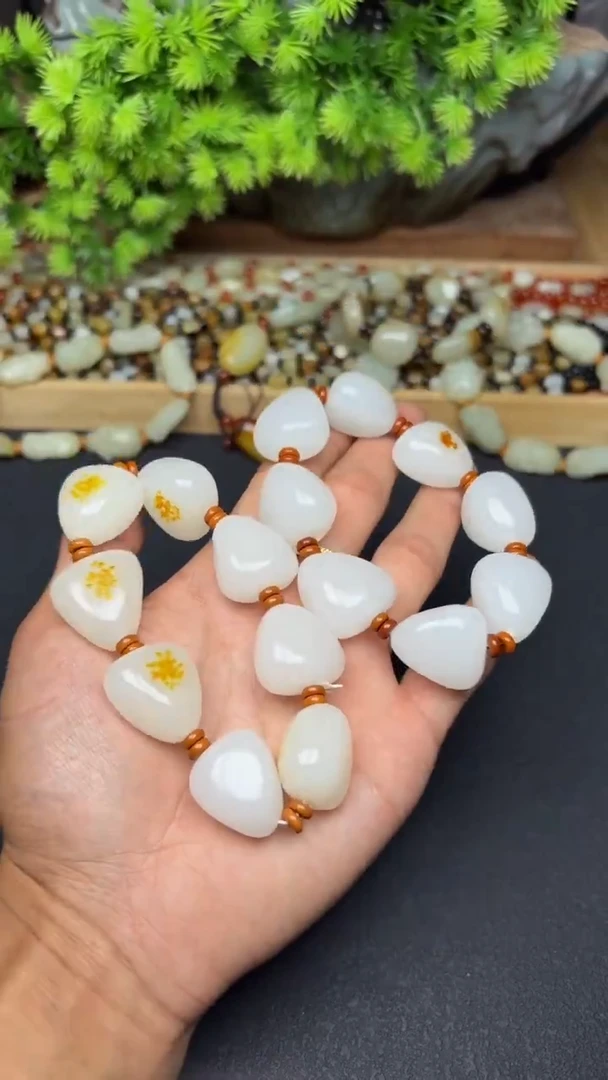 未镶嵌软玉珠宝半成品羊脂白