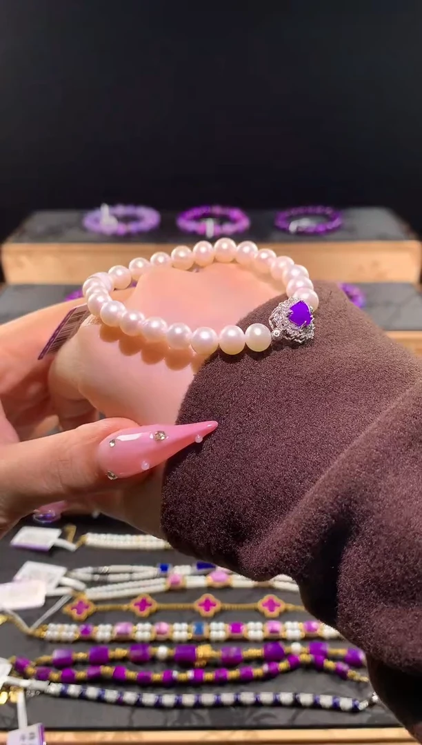 苏纪石（舒俱来）18K金镶嵌.手串