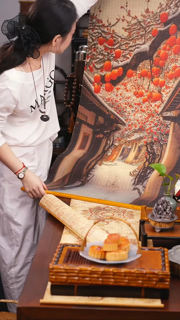 柿柿如意挂画样品不退不换