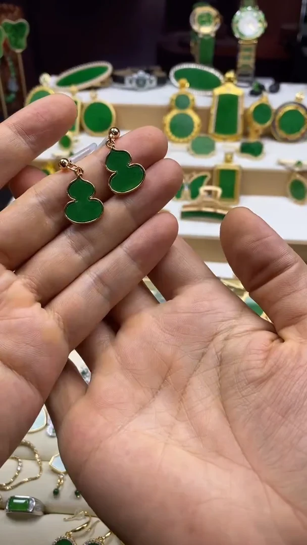 无铜时尚葫芦耳坠