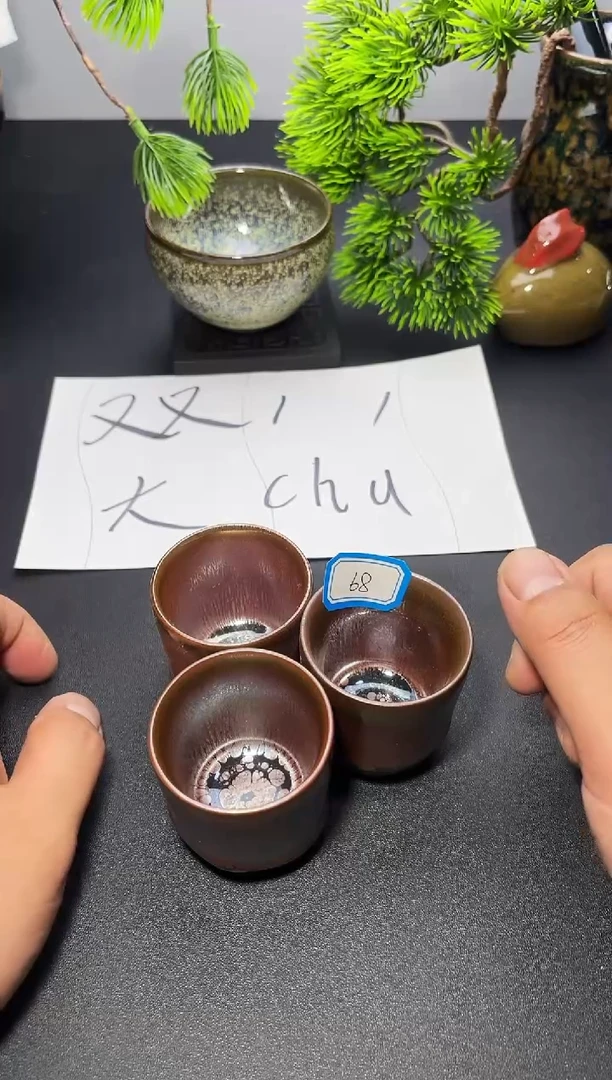 茶盏68  叶紫建盏