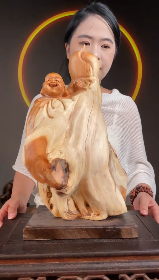 柏木（崖柏）手工摆件,先抢先得! 编号:68