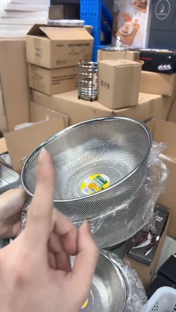 【闪购商品】不锈钢沥水筛两个装
