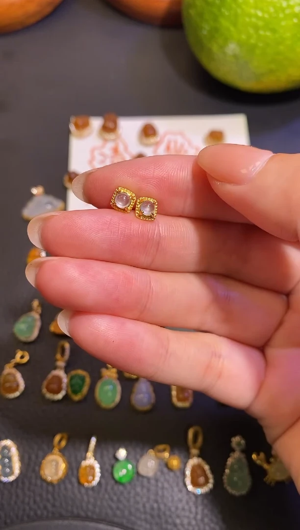 颈饰银S925镶嵌翡翠a货翡翠