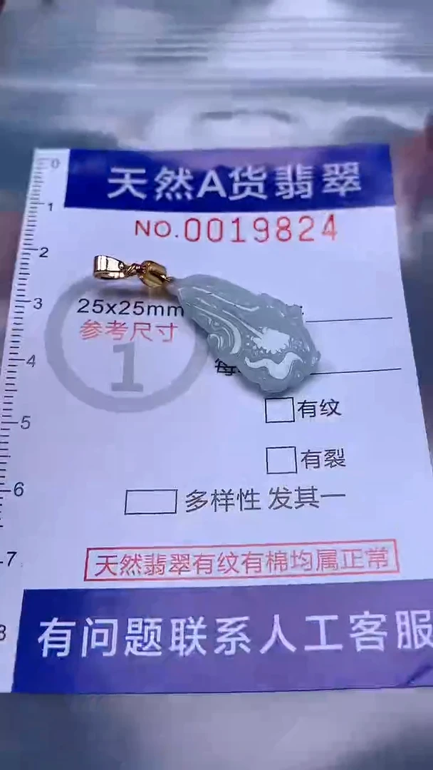 翡翠未镶嵌吊坠(不含链)1