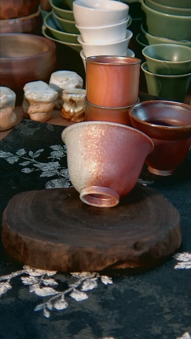 全品 柴烧款 橘皮纹