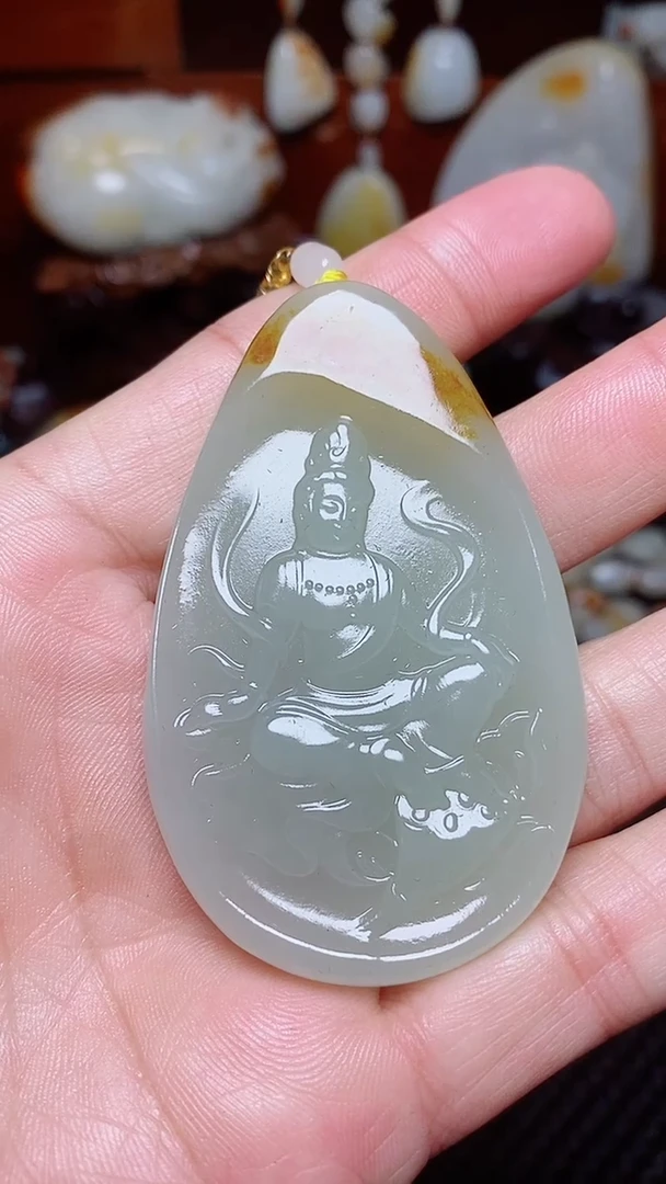 未镶嵌和田玉挂件看*3