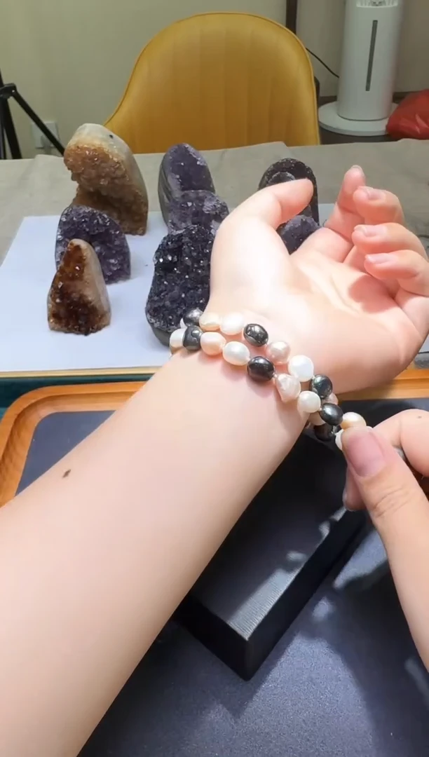 未镶嵌手链淡水珍珠多样性发一353